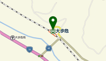 大歩危駅前タクシー乗り場の地図画像