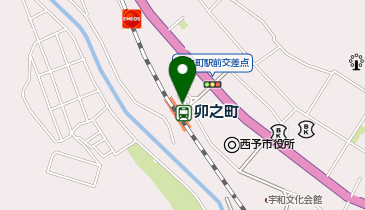 卯之町駅前タクシー乗り場の地図画像