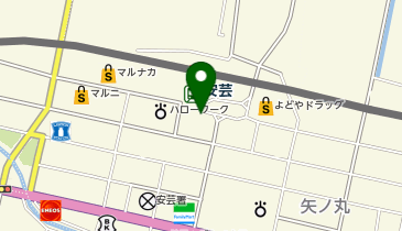 安芸駅前タクシー乗り場の地図画像