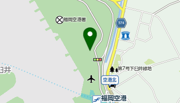 福岡空港11番大型タクシー乗り場の地図画像