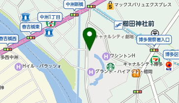 キャナルシティ博多ノースビル前タクシー乗り場の地図画像