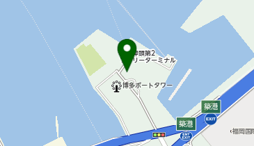 博多埠頭タクシー乗り場の地図画像