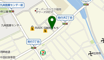 MARKIS福岡ももち前タクシー乗り場の地図画像