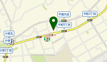 平和五丁目タクシー乗り場の地図画像