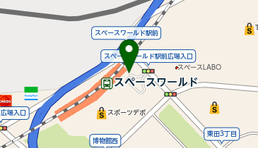 スペースワールド駅前タクシー乗り場の地図画像