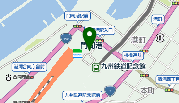 門司港駅前タクシー乗り場の地図画像