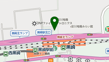 黒崎駅北口タクシー乗り場の地図画像