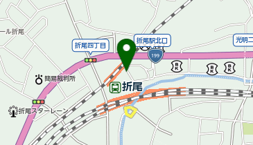 折尾駅北口タクシー乗り場の地図画像