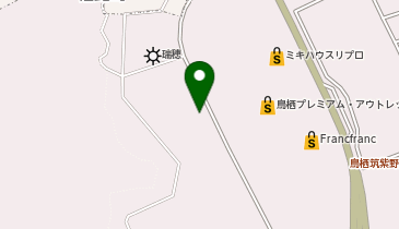 鳥栖プレミアムアウトレット前タクシー乗り場の地図画像