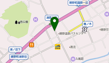 佐賀タクシー 嬉野営業所 タクシー乗り場の地図画像