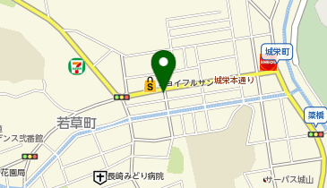 新城山交通タクシー乗り場の地図画像