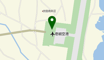 壱岐空港タクシー乗り場の地図画像
