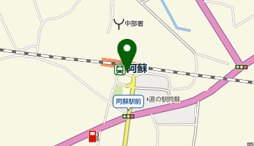 阿蘇駅前タクシー乗り場の地図画像