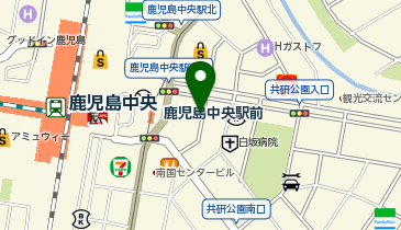 南国タクシー タクシー乗り場の地図画像