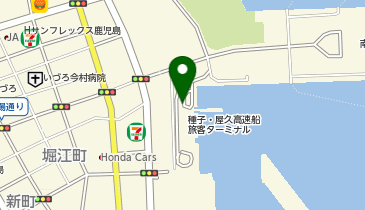 種子・屋久高速船旅客タ一ミナルタクシー乗り場の地図画像