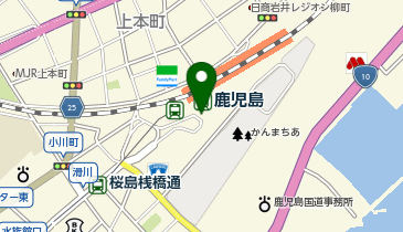 鹿児島駅前タクシー乗り場の地図画像