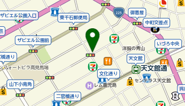 南国タクシー株式会社 配車センター タクシー乗り場の地図画像