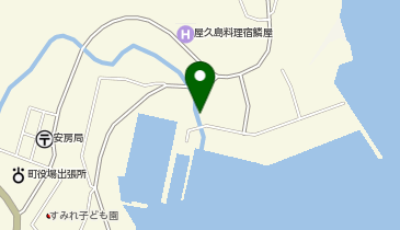 安房港タクシー乗り場の地図画像