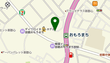 おもろまち駅前タクシー乗り場の地図画像