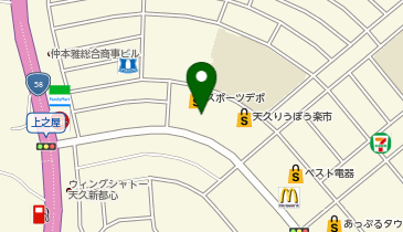 天久りうぼう楽市タクシー乗り場の地図画像