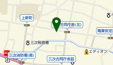 三次霧下そば和庵の地図画像