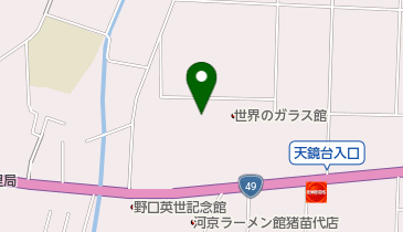 猪苗代地ビール館の地図画像