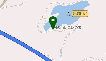 出の山いこいの家の地図画像