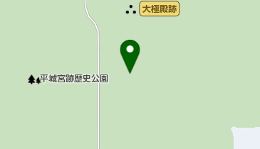 世界遺産 平城宮跡の地図画像