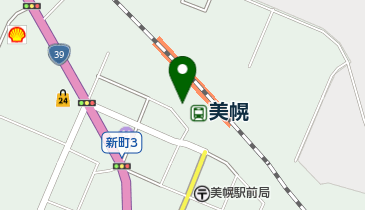 美幌林業館 美幌交通ターミナルの地図画像