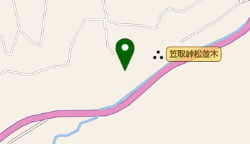笠取峠松並木の地図画像