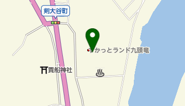 すかっとランド九頭竜の地図画像