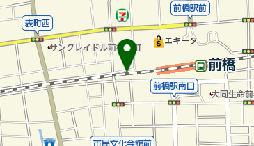 マエチャリ 前橋駅西側自転車駐車場の地図画像