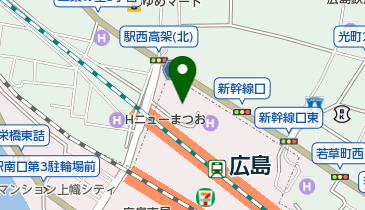 レンタサイクル JR広島駅営業所の地図画像