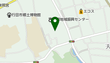 観光レンタサイクル 行田市バスターミナル観光案内所の地図画像