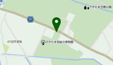 観光レンタサイクル はにわの館の地図画像