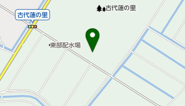 観光レンタサイクル 古代蓮の里売店の地図画像