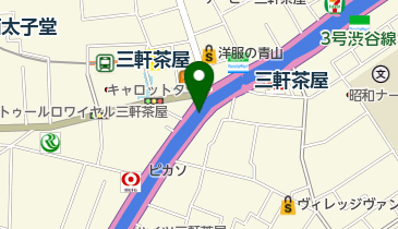 世田谷区・IHIコミュニティサイクル 三軒茶屋中央レンタサイクルポート(IHIがやリン三軒茶屋中央ポート)の地図画像