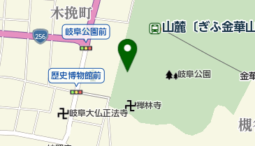 ぎふ・まちなかレンタサイクル 岐阜公園レンタサイクルポートの地図画像