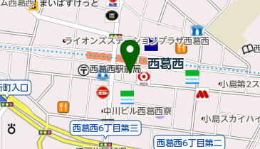 江戸川区レンタサイクル(eサイクル) 西葛西駅南口駐輪場の地図画像