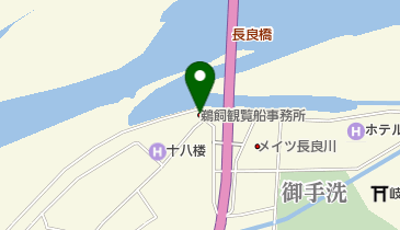 ぎふ・まちなかレンタサイクル 鵜飼観覧船のりばレンタサイクルポートの地図画像