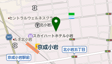 江戸川区レンタサイクル(eサイクル) 京成小岩駅北二号駐輪場の地図画像