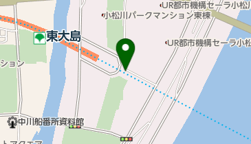 江戸川区レンタサイクル(eサイクル) 東大島駅駐輪場の地図画像