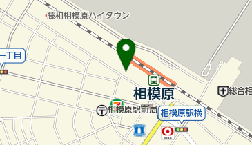 相模原駅南口レンタサイクルの地図画像