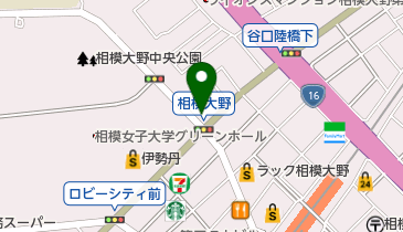 相模大野駅北口レンタサイクルの地図画像