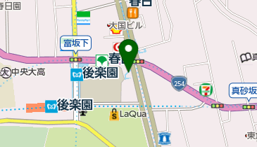 文京区レンタサイクル 春日自転車駐車場の地図画像