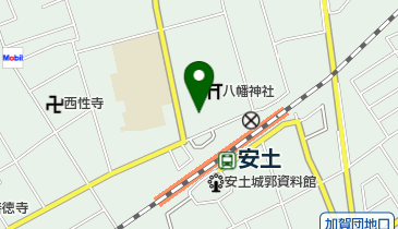 安土駅前レンタサイクルたかしまの地図画像