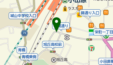 ぐるりん小田原 小田原駅東口駐車場の地図画像