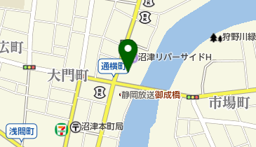 「ぬまクル」ステーション 沼津リバーサイドホテルの地図画像