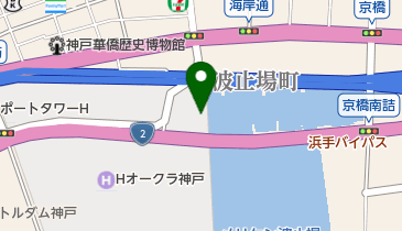 kobelin(こうべリンクル) メリケンパークポートの地図画像