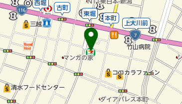 にいがたレンタサイクル アルモひがしぼりステーションの地図画像